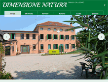 Tablet Screenshot of dimensione-natura.com
